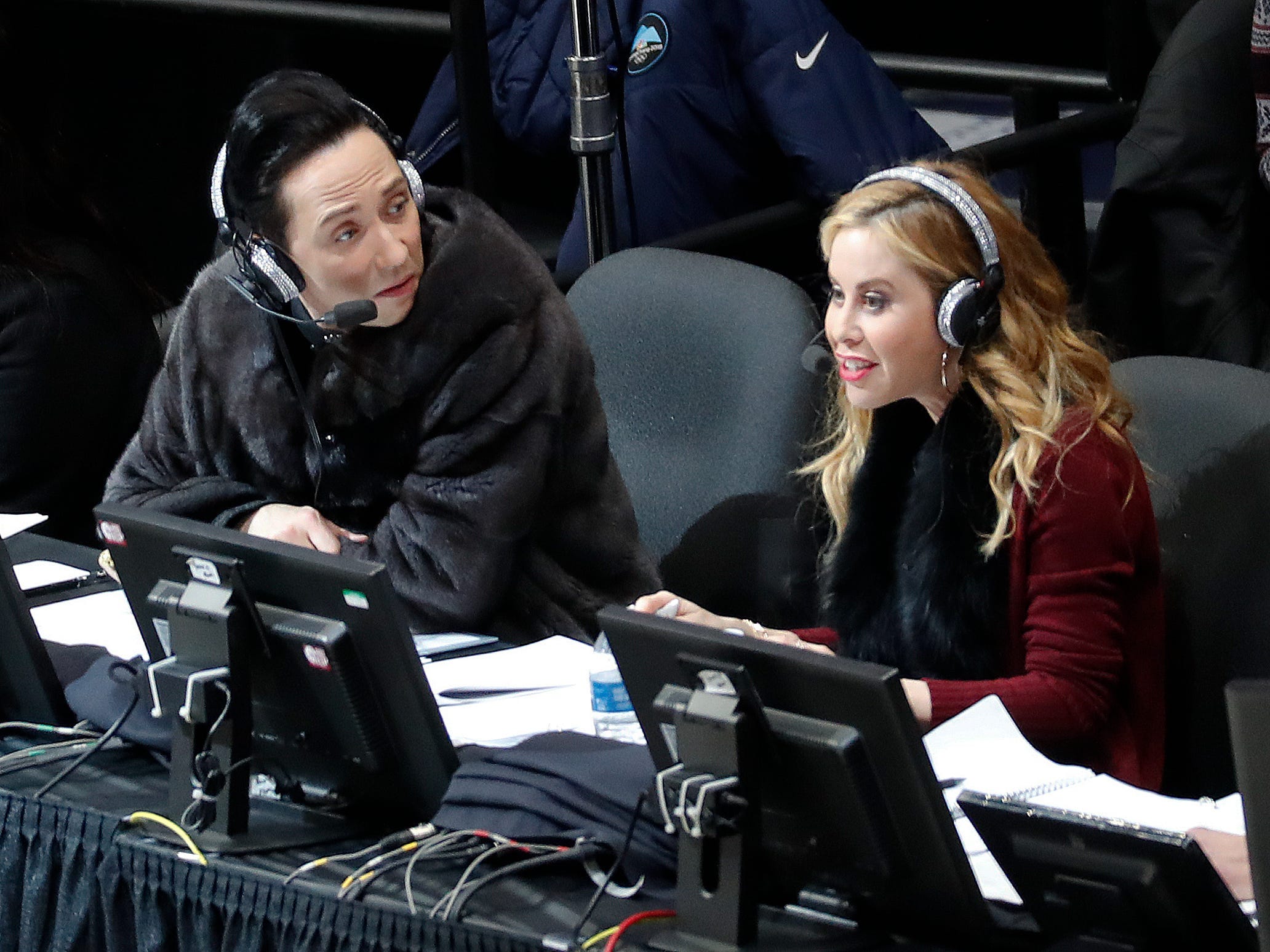 Johnny Weir and Tara Lipinski