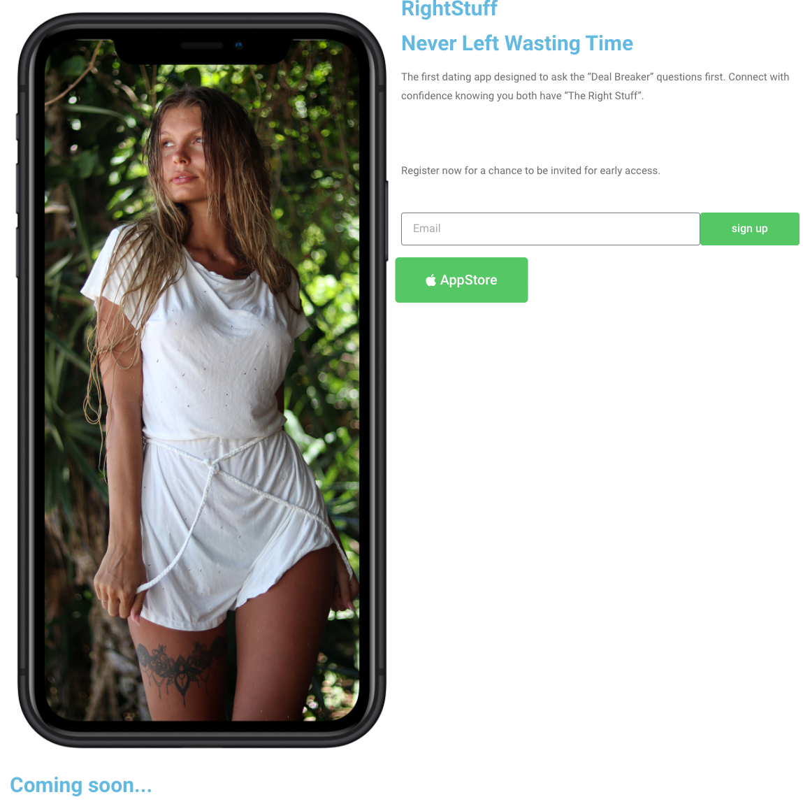 the right stuff dating app