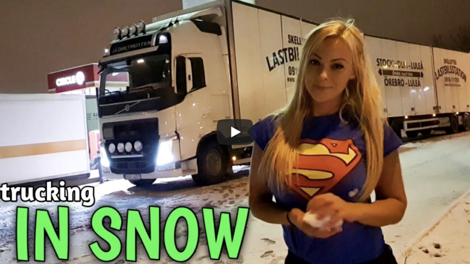 This Female Truck Driver From Sweden Makes 6 000 A Month As Youtube S Top Trucking Influencer