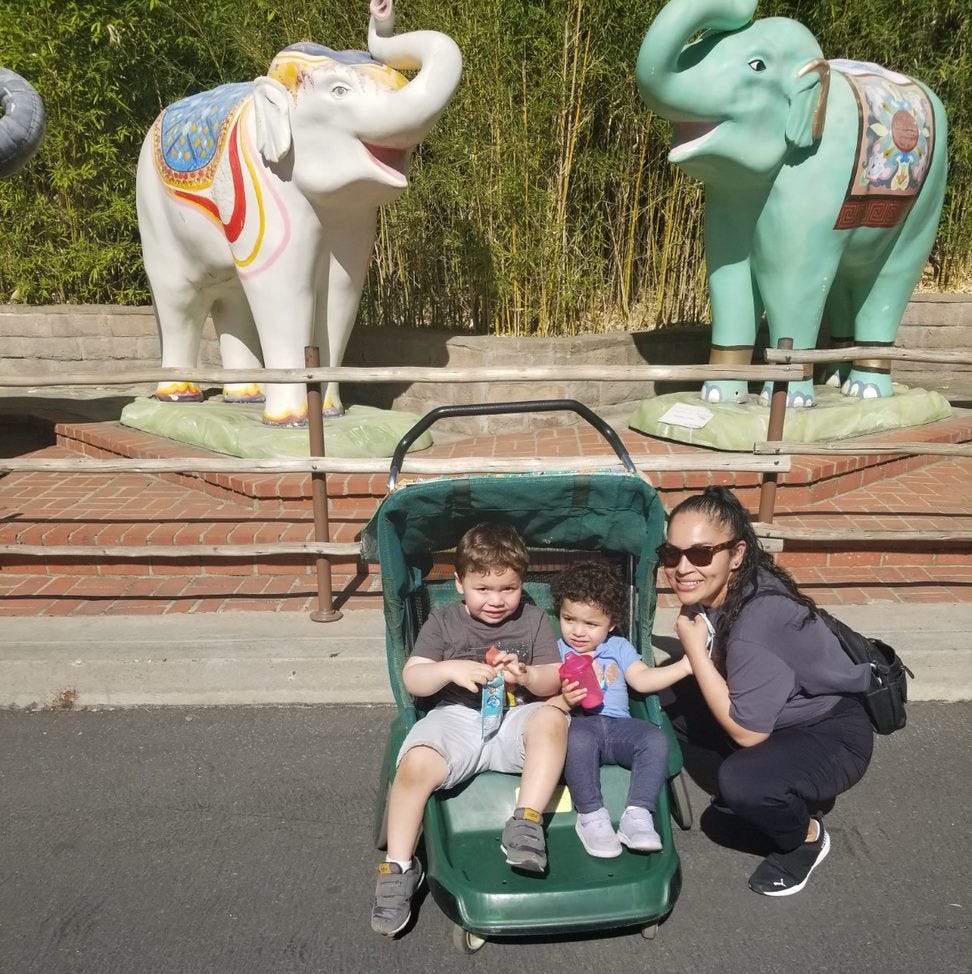 Zuleyma Santos and her kids.