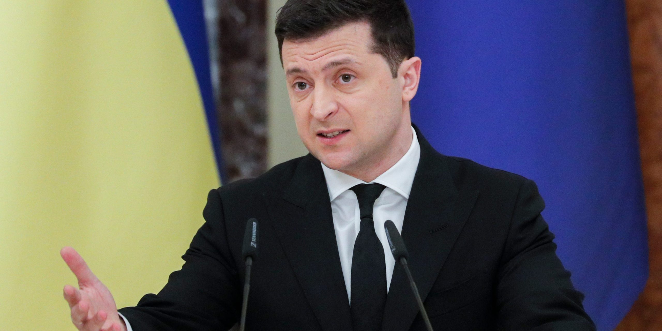 Ukrainian President Volodymyr Zelensky