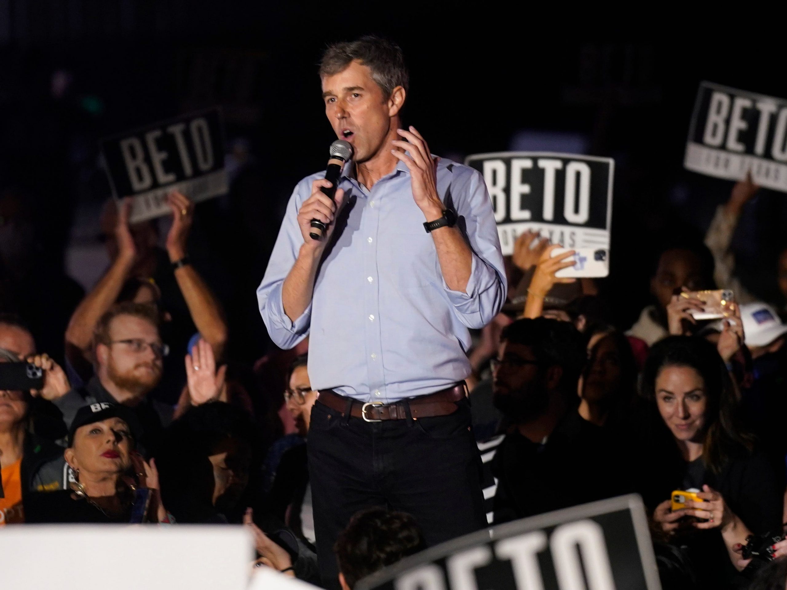 Beto O'Rourke at campaign event