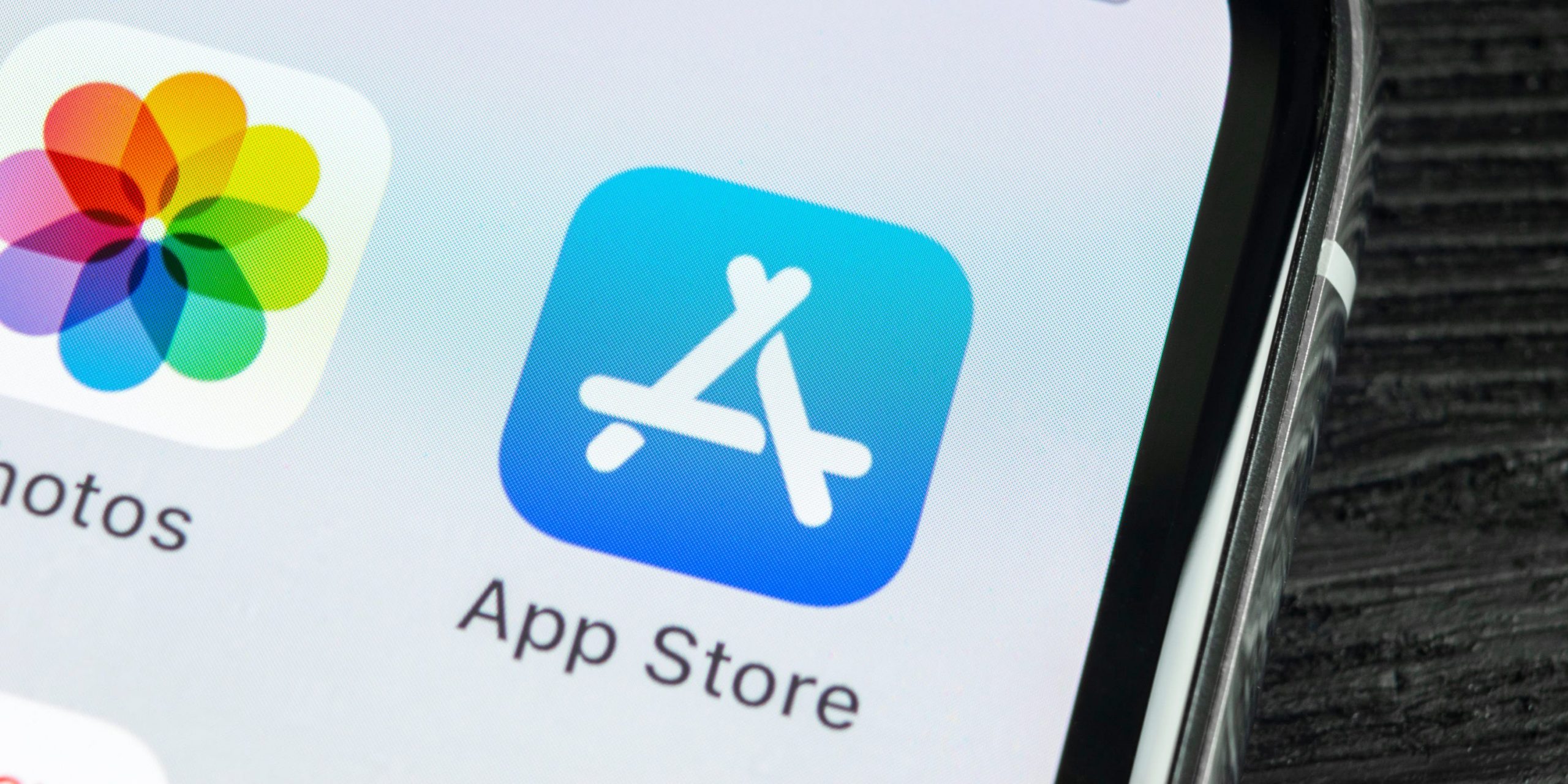 The App Store icon on an iPhone.