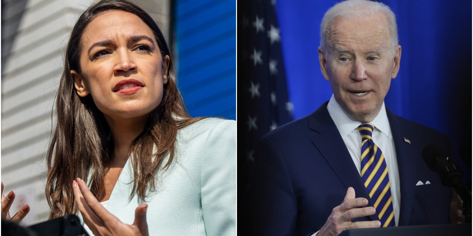 Alexandria Ocasio Cortez Argues That President Biden Isnt Using His