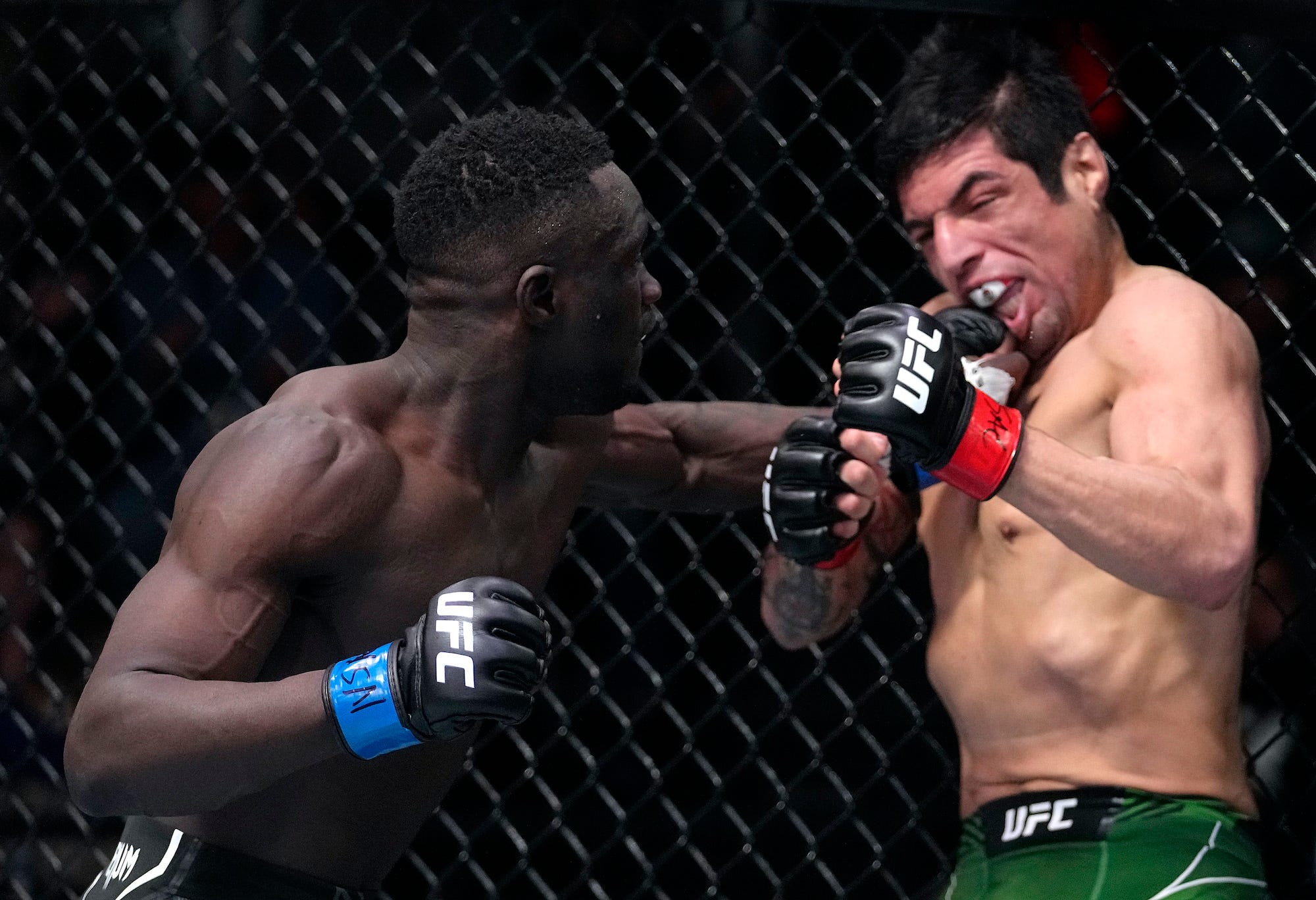 David Onama put the heat on Gabriel Benitez.