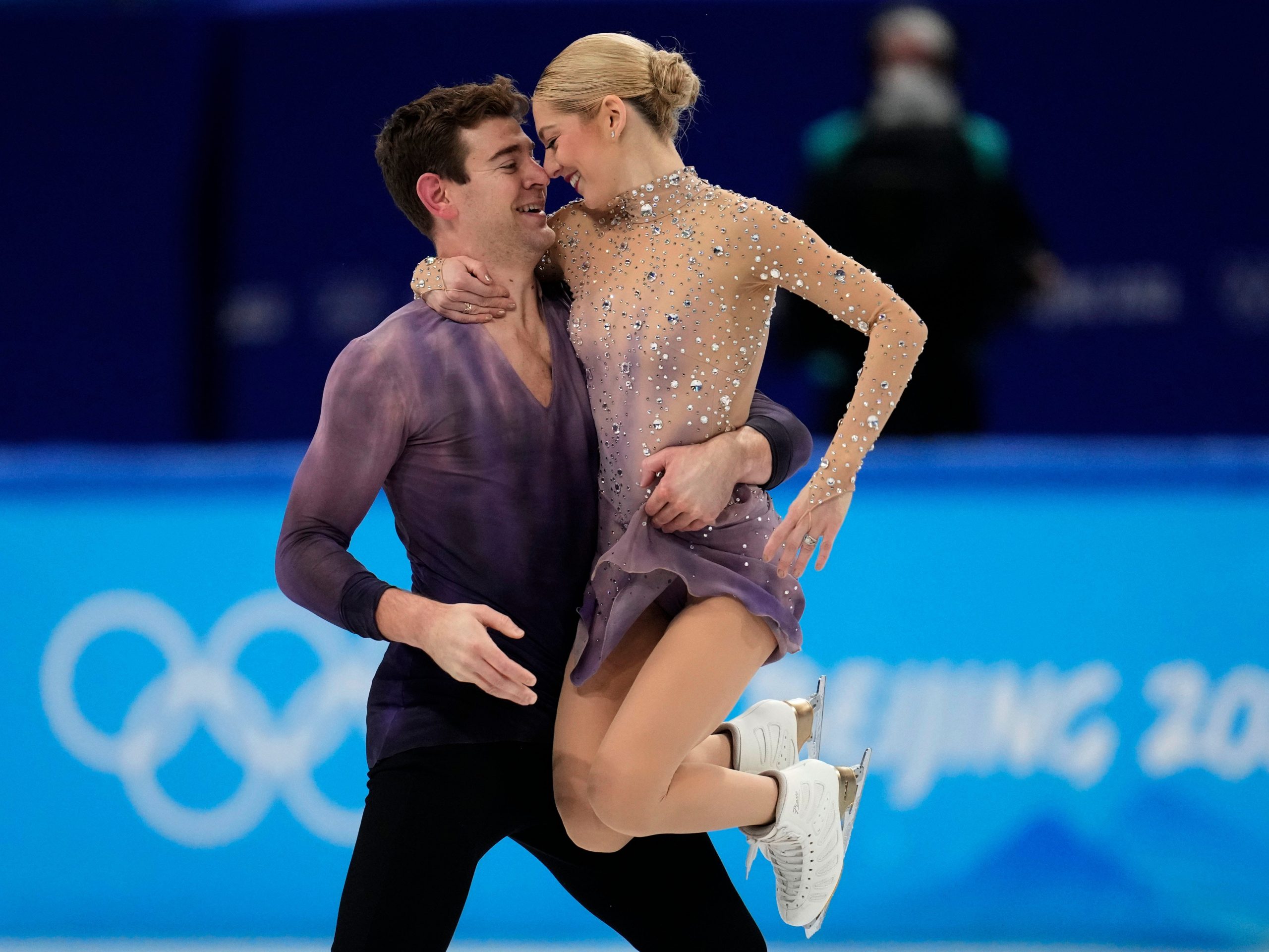 Alexa Knierim and Brandon Frazier.