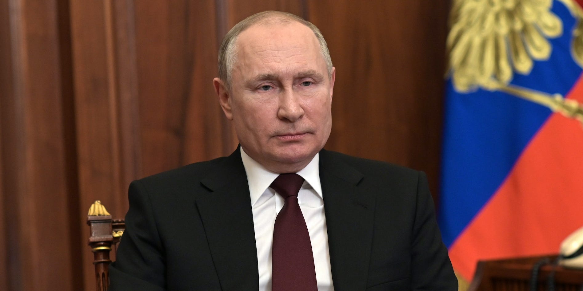 Vladimir Putin Ukraine speech February 21 2022 Donetsk Luhansk recongition