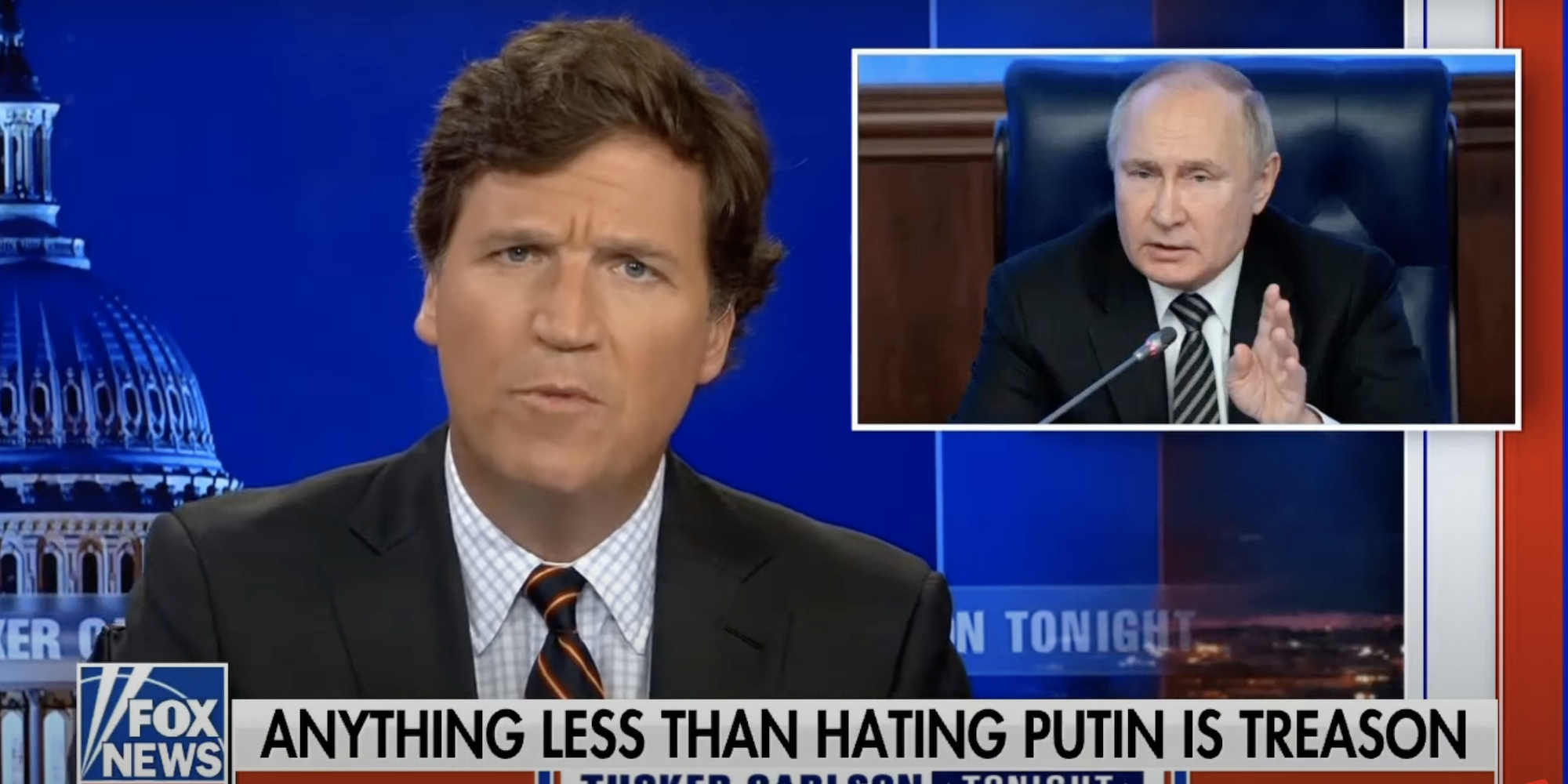 Tucker Carlson Echoed Putin's Talking Points On Fox News, Arguing The ...