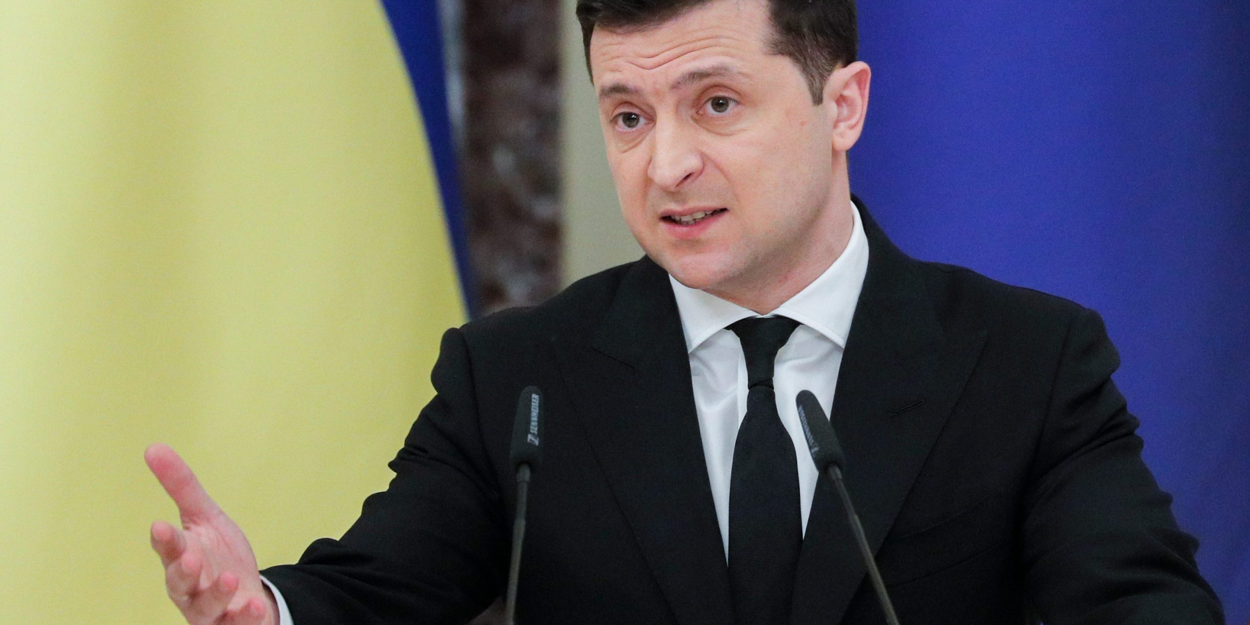 Ukrainian President Volodymyr Zelensky