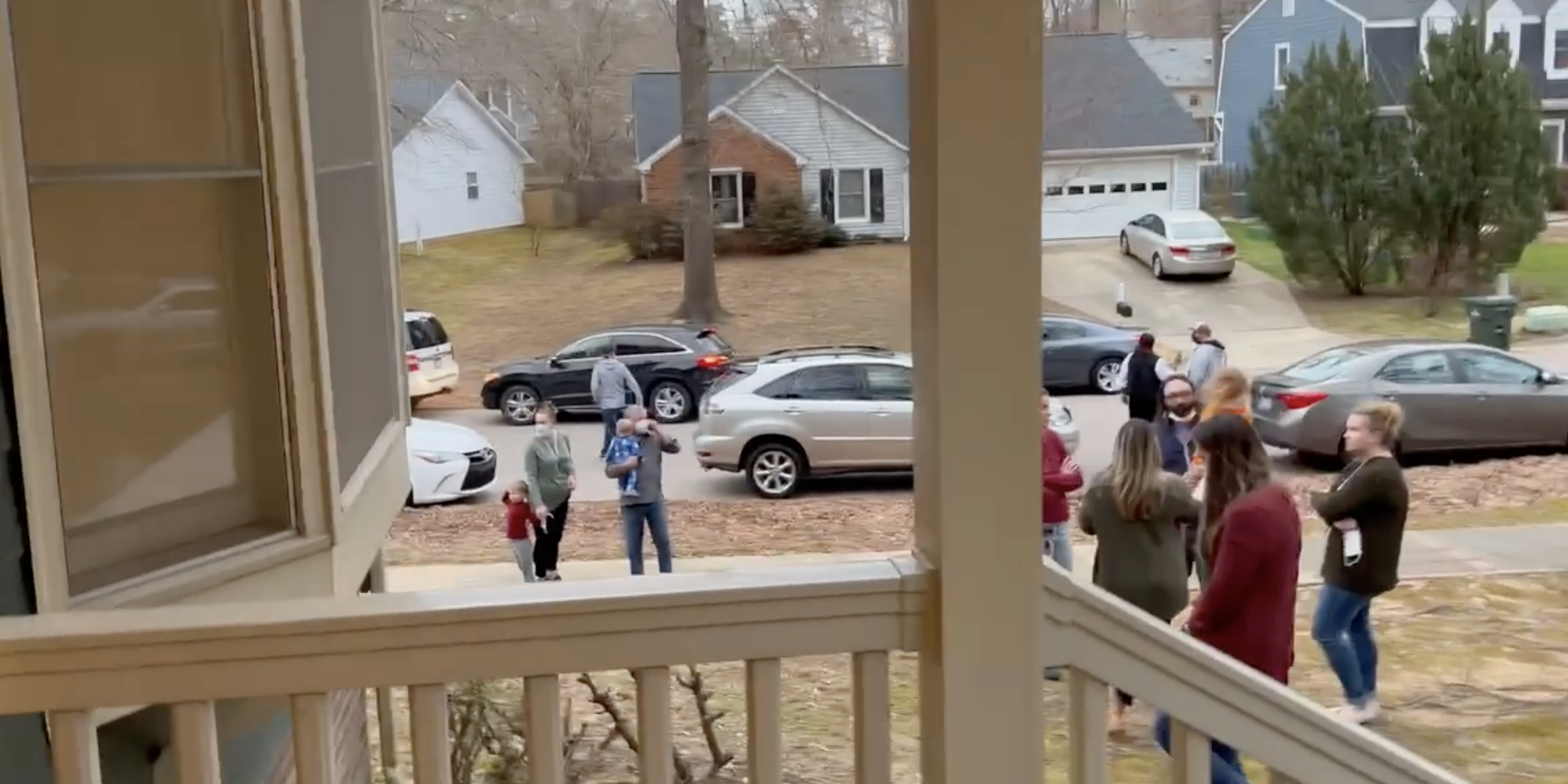 A still from a video about a house in Raleigh