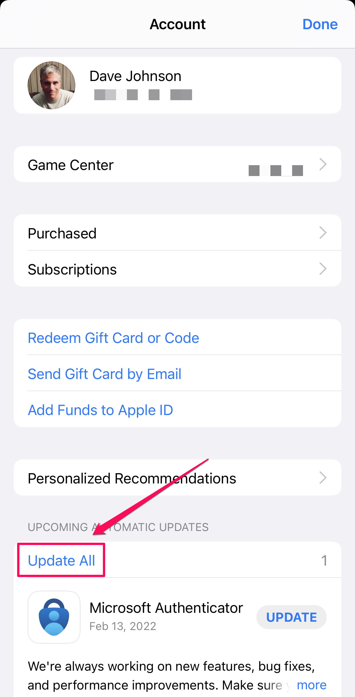 app store on iphone