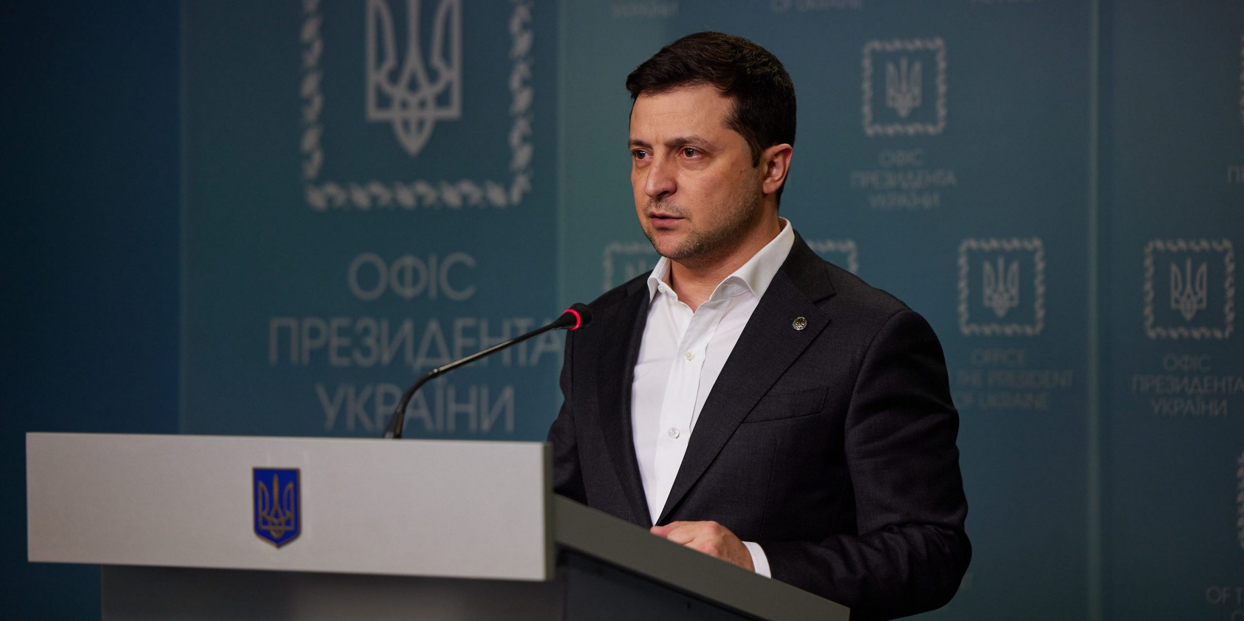 Ukraine President Volodymyr Zelensky