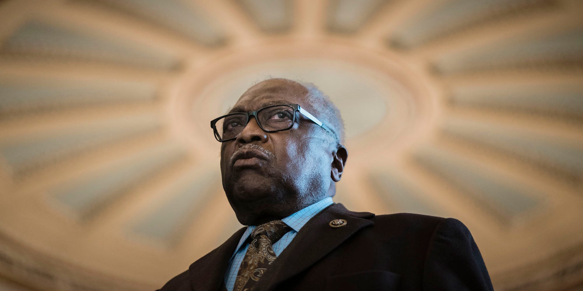 Democratic House Majority Whip Jim Clyburn of South Carolina at the US Capitol on January 19, 2022.