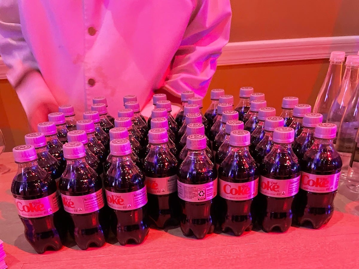 The Trump CPAC VIP event served the former president's favorite beverage.