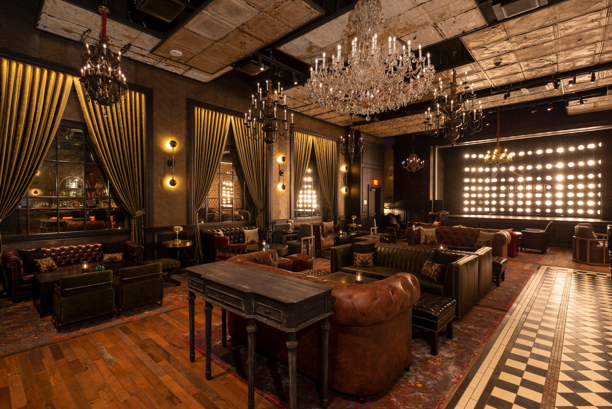 Through The Cosmopolitan's Barbershop is a speakeasy.