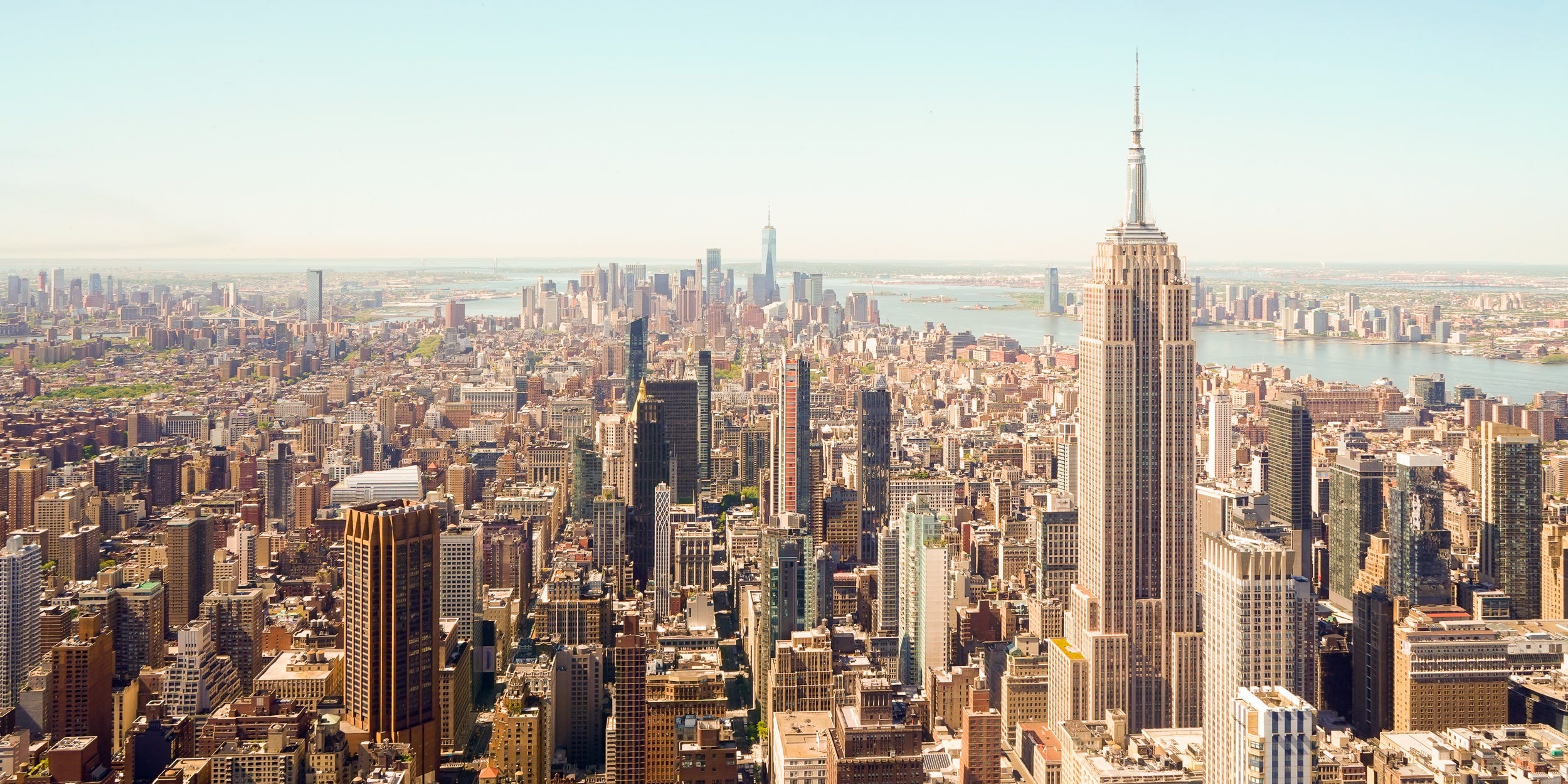 new york city view skyline