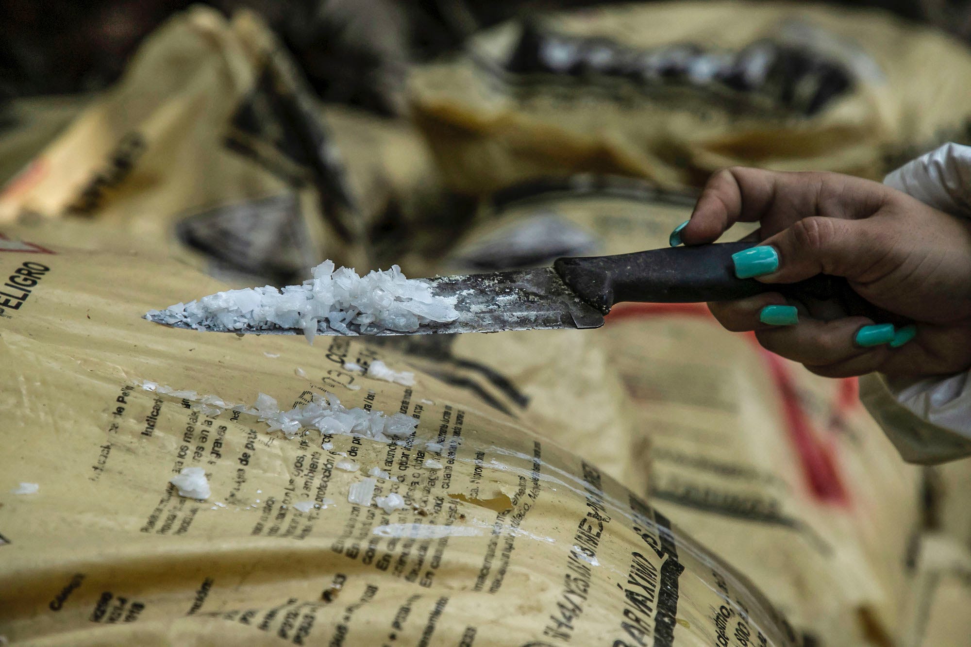 A drug lab in Sinaloa, Mexico.