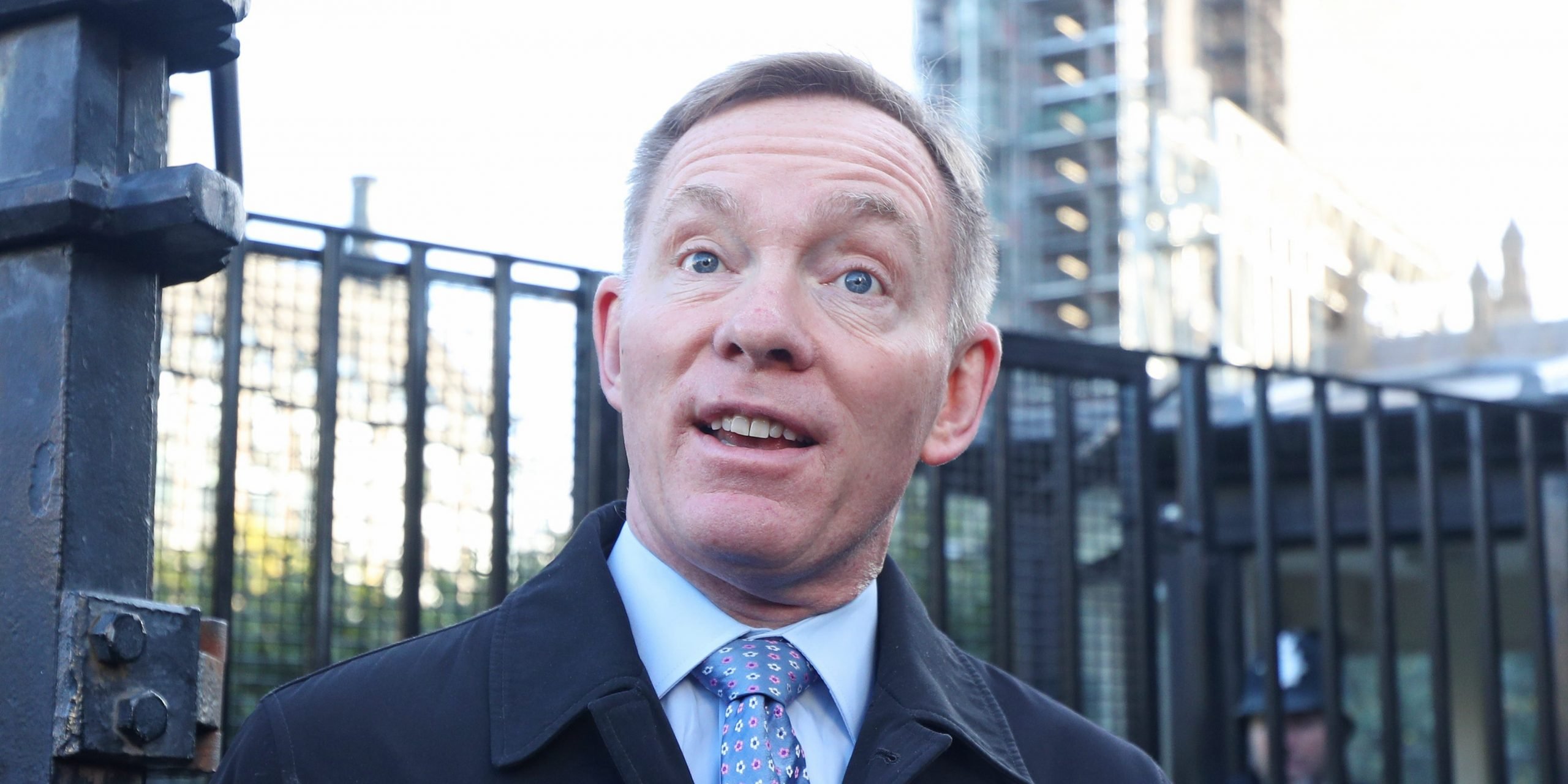 Chris Bryant outside the Houses of Parliament