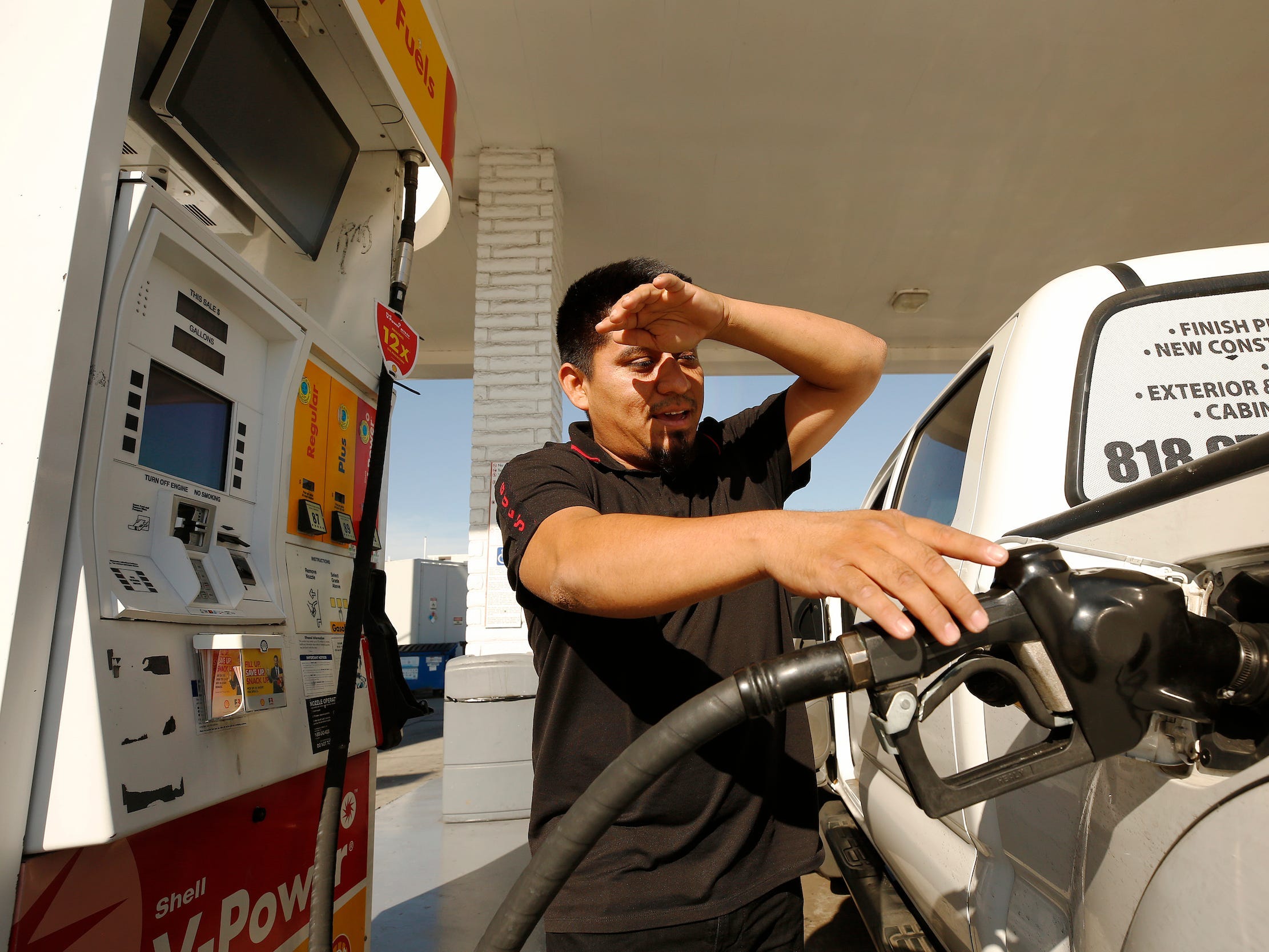 Gas station California prices