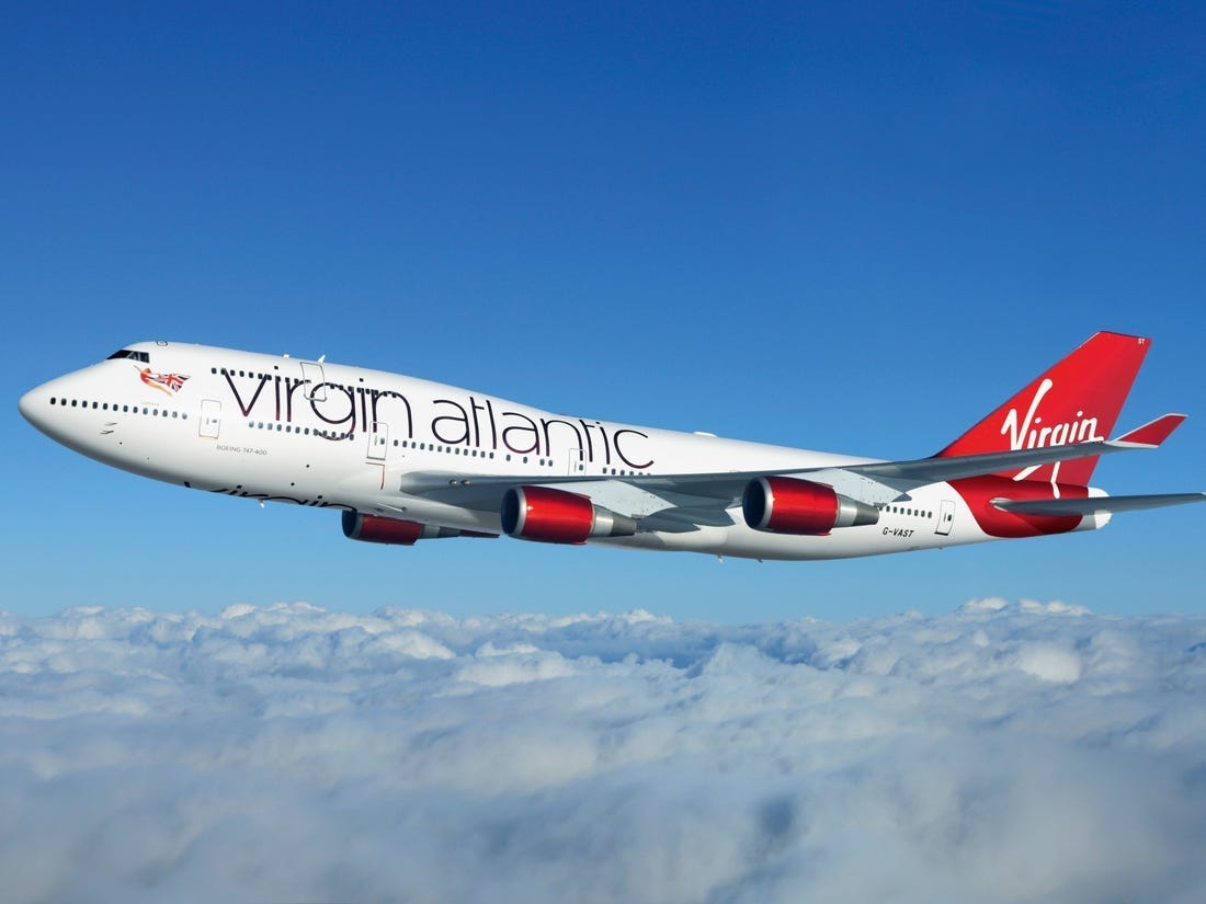 Virgin Atlantic Airways 747.