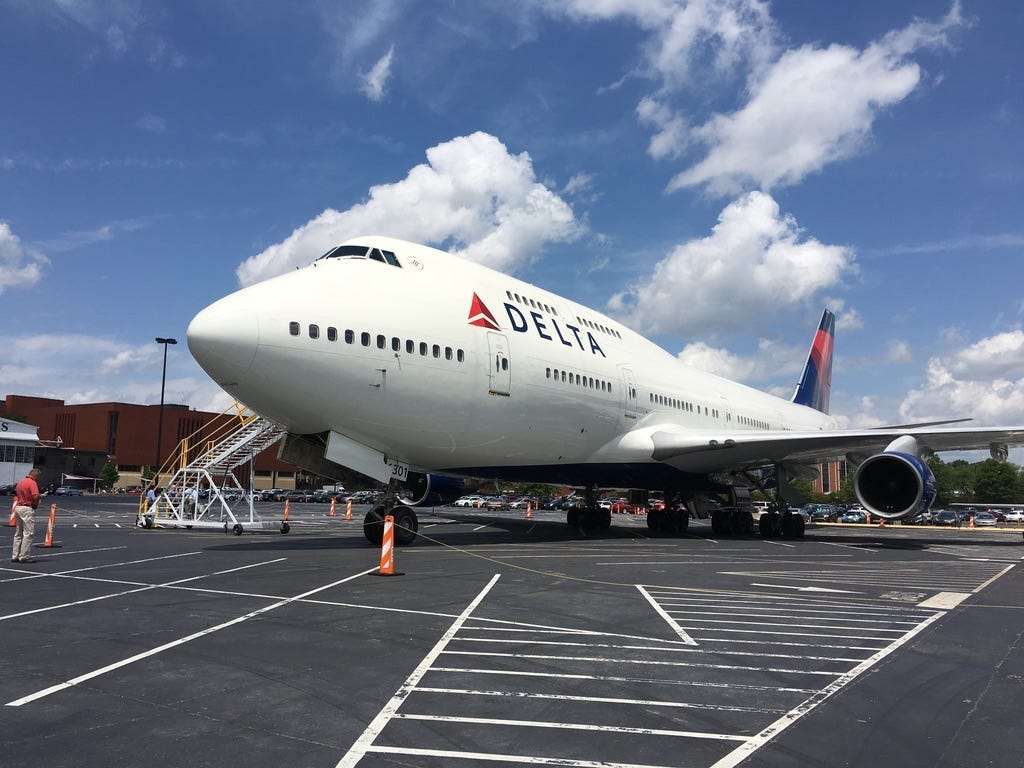 Delta Flight Museum 747.