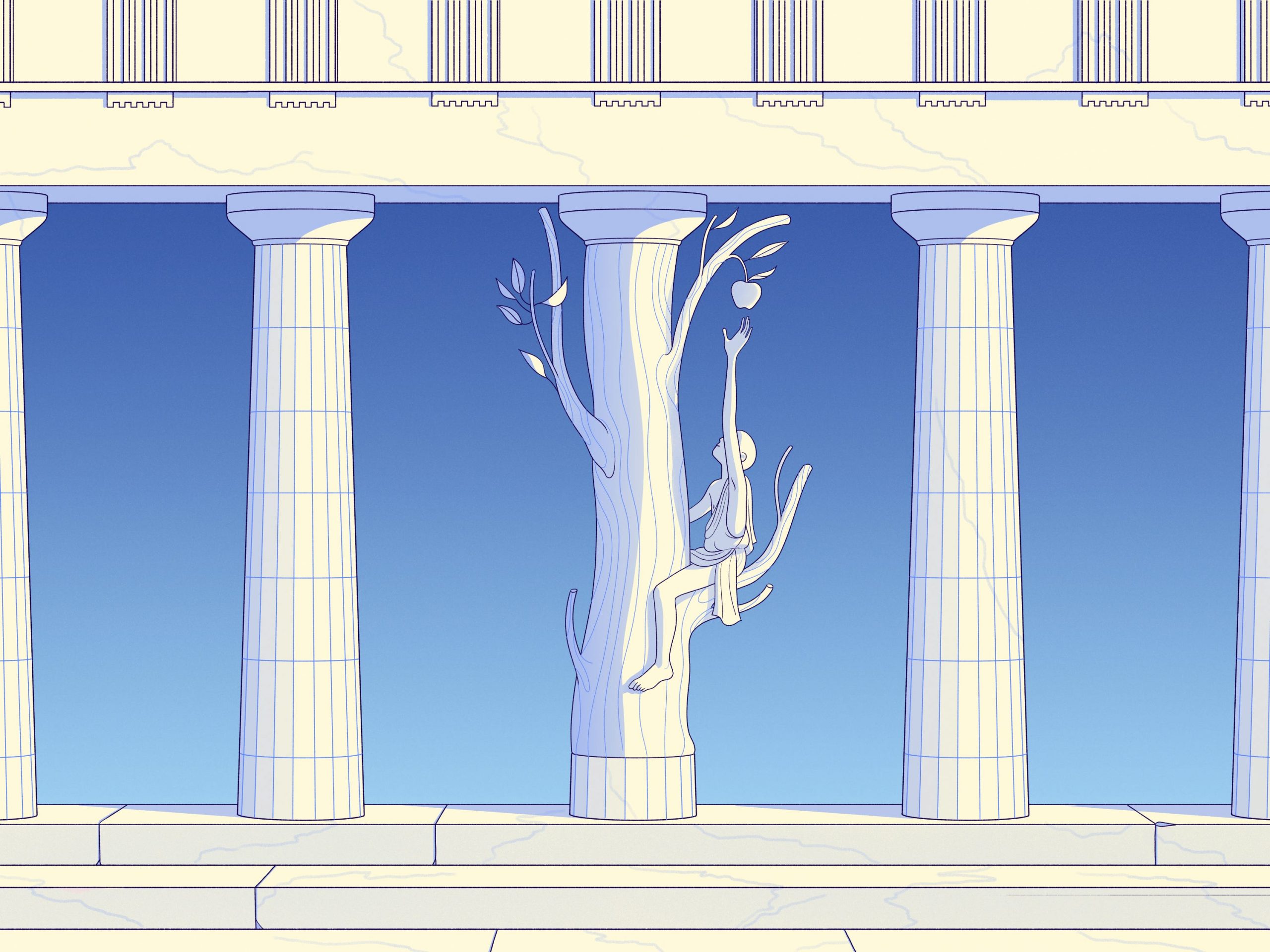 Bank of America Financing a Sustainable Future series illustration for Prosperity pillar