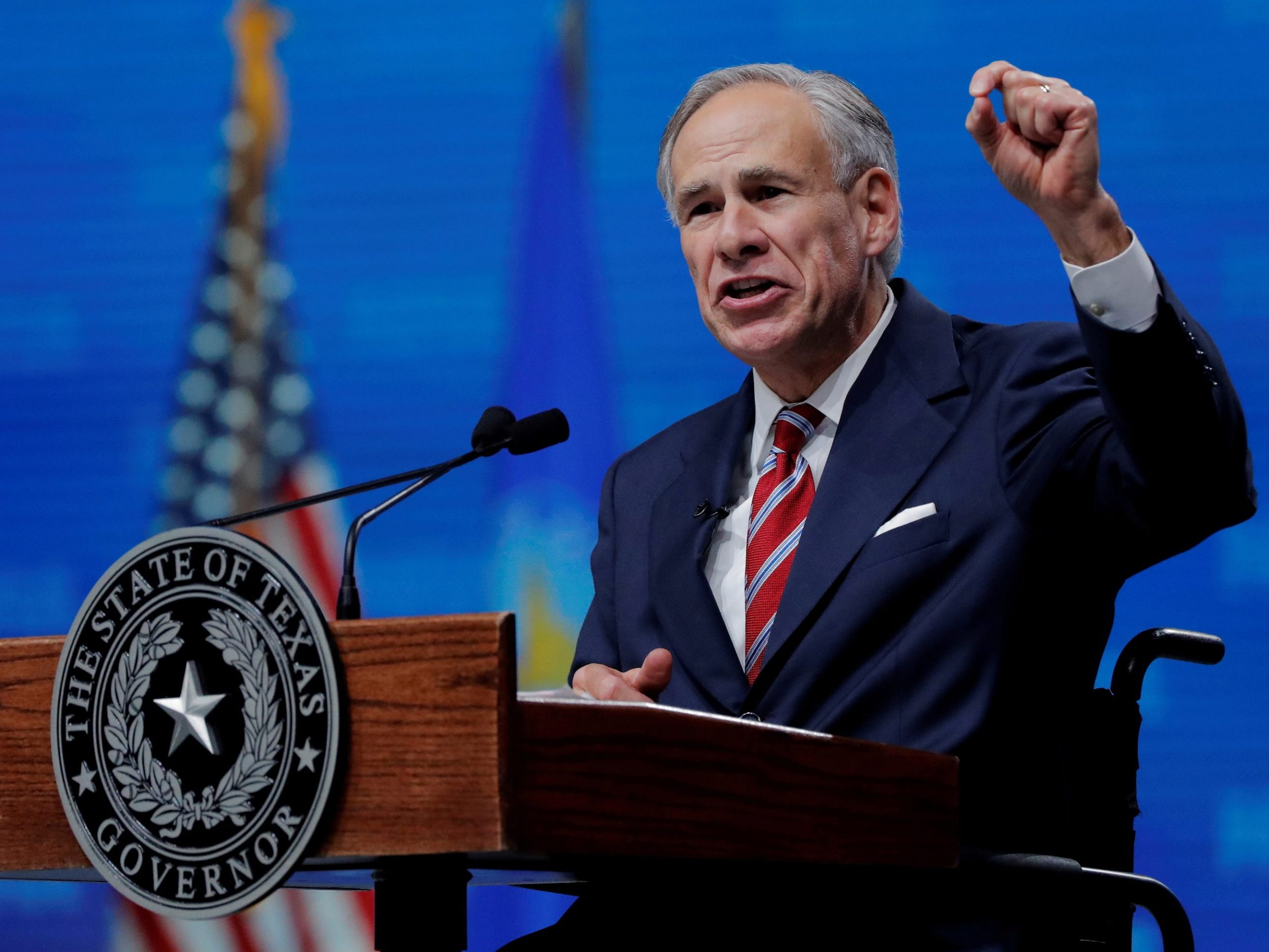 Texas Gov. Greg Abbott.