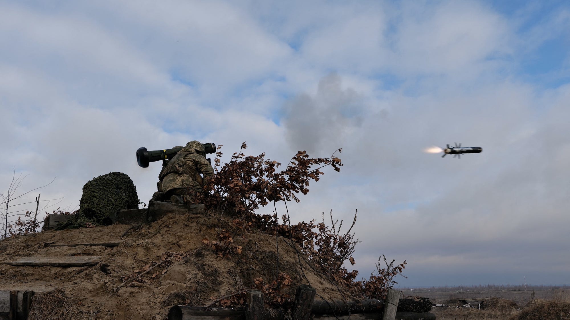 Ukraine Javelin anti-tank missile