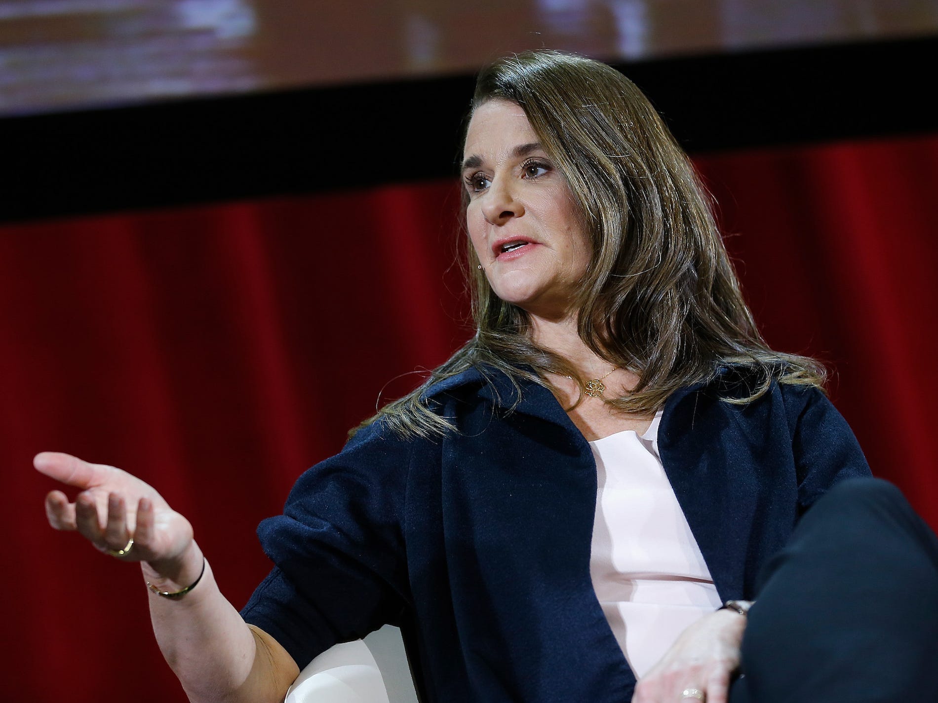 Melinda Gates speaking