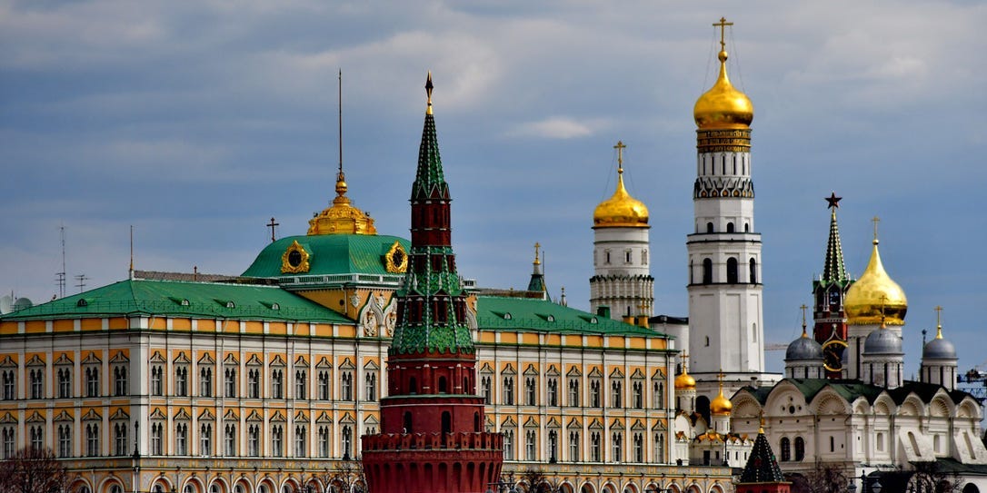 The Kremlin Palace in Moscow, Russia.