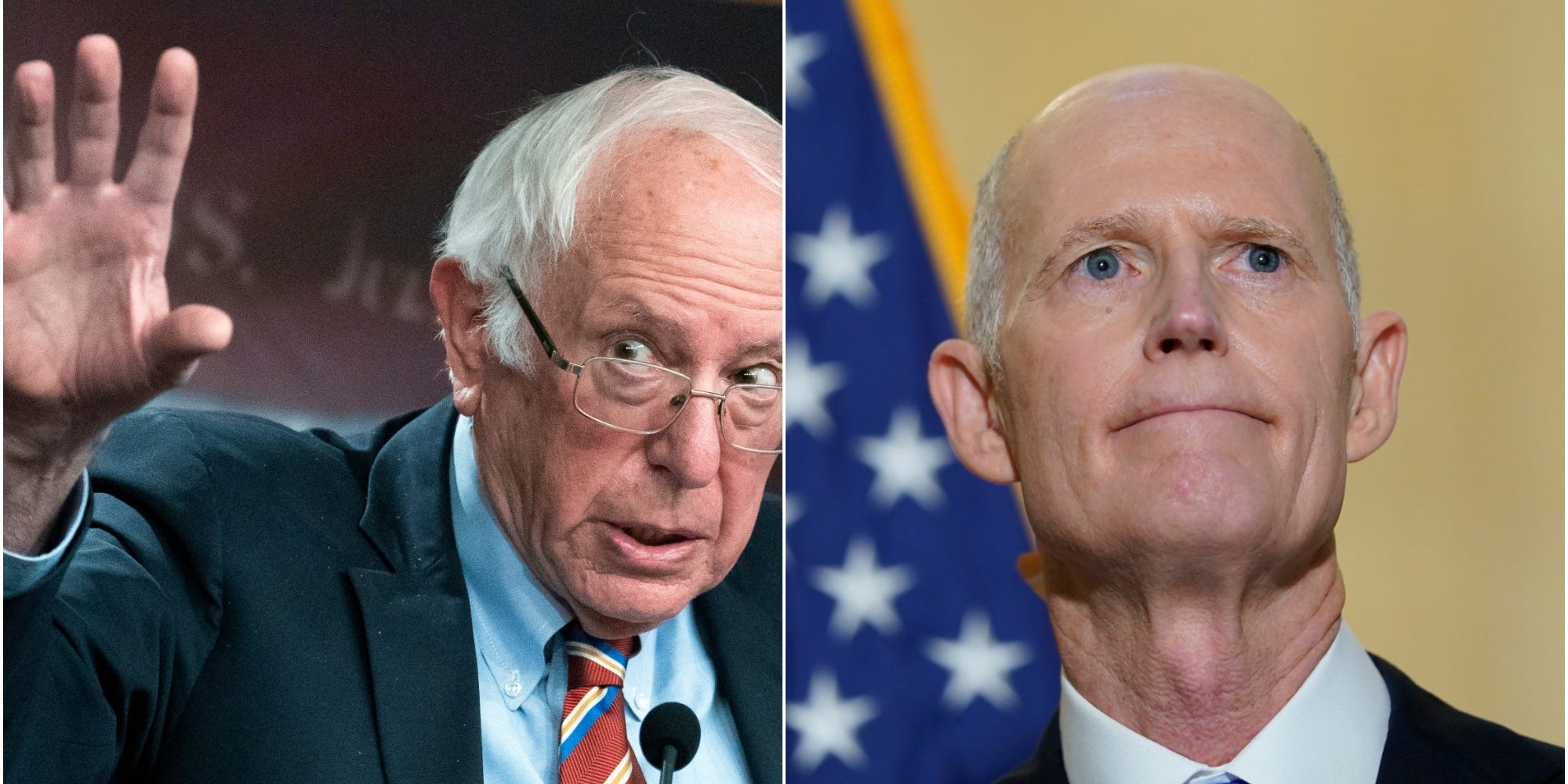 Bernie Sanders and Rick Scott