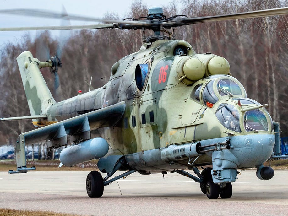 Mil Mi-24 Hind gunship