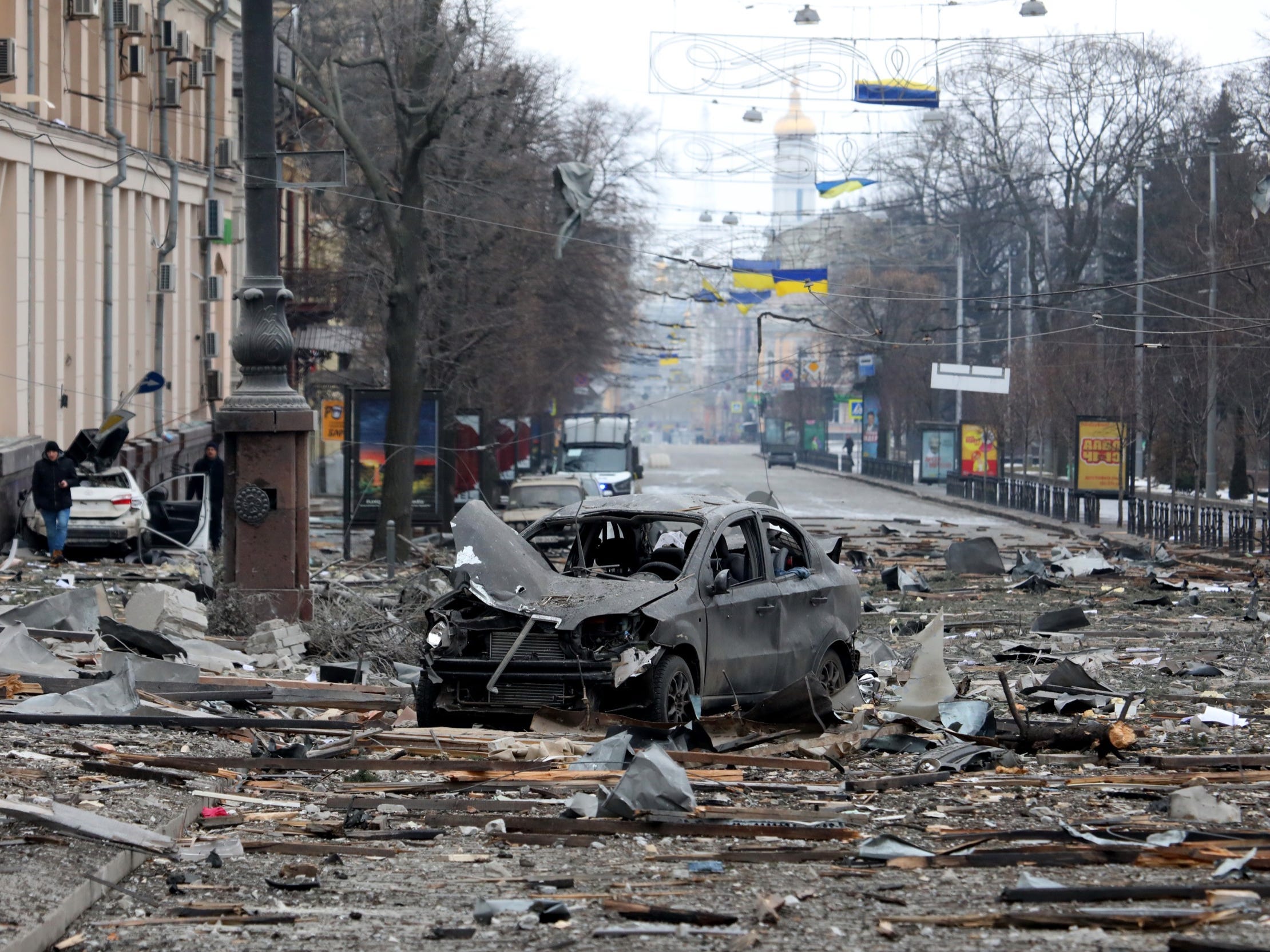 destruction war ukraine kharkiv