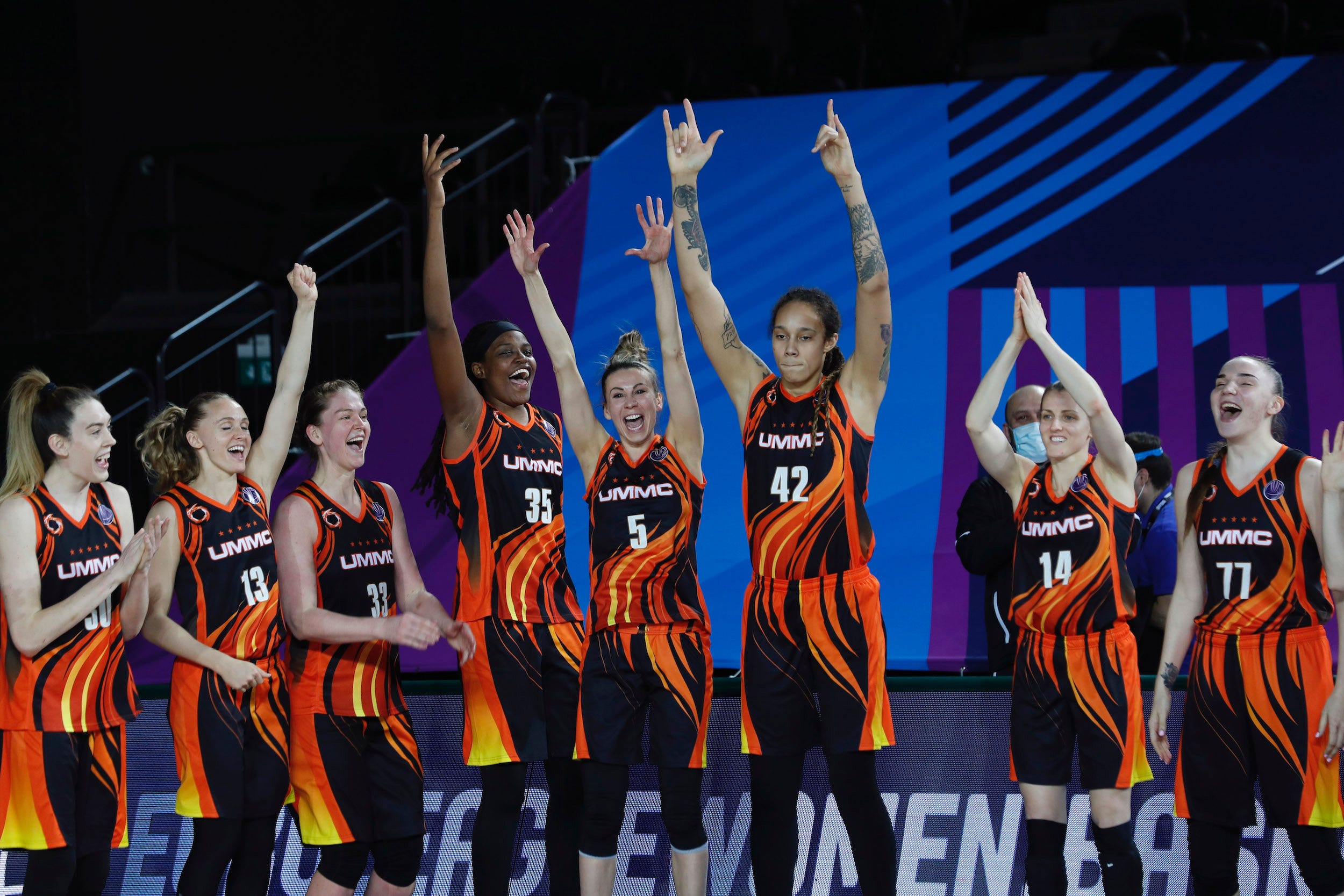 Brittney Griner and UMMC Ekaterinburg.