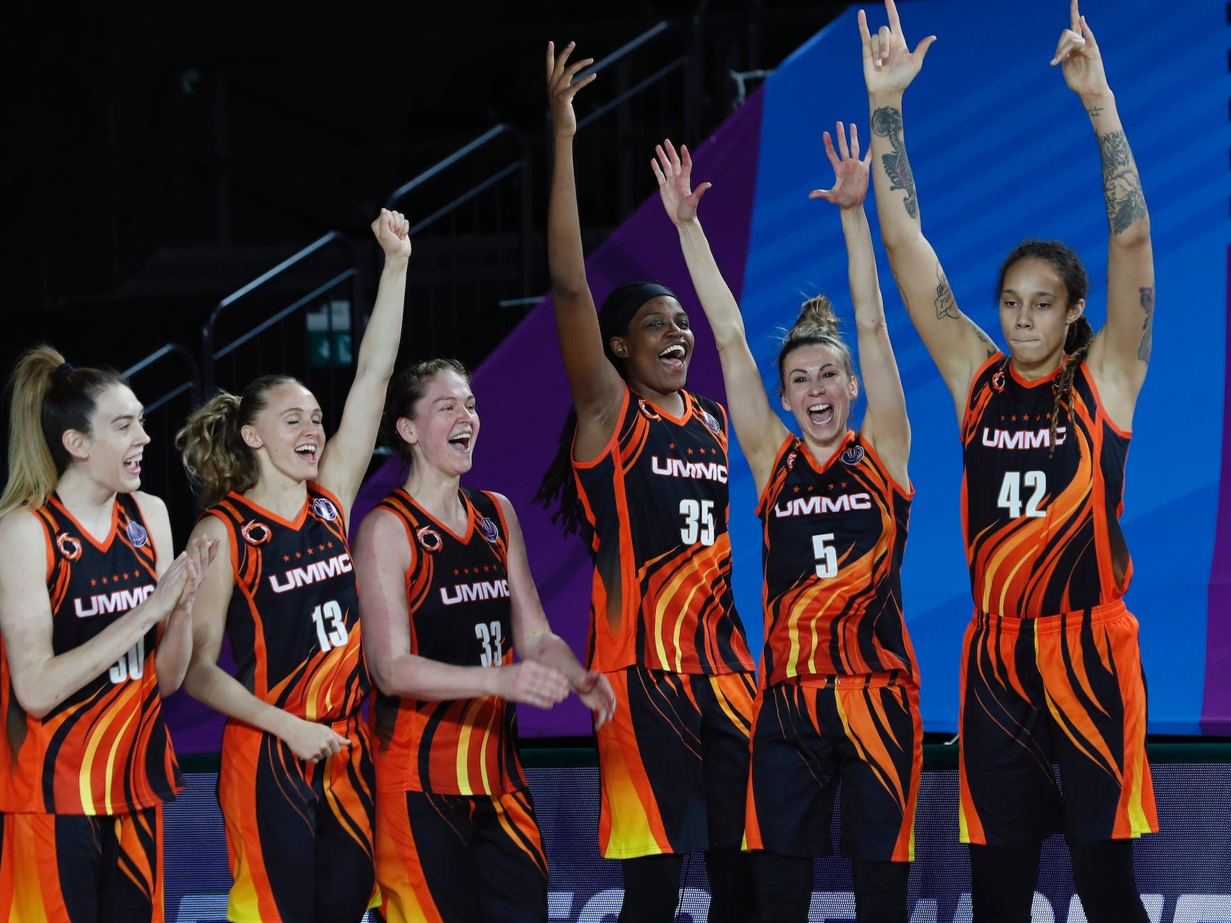 Brittney Griner and UMMC Ekaterinburg.