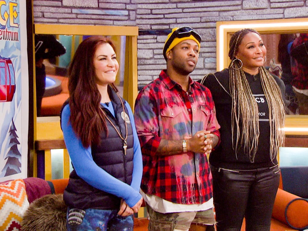 Pictured (L-R): Miesha Tate, Todrick Hall, and Cynthia Bailey on "Celebrity Big Brother" season 3