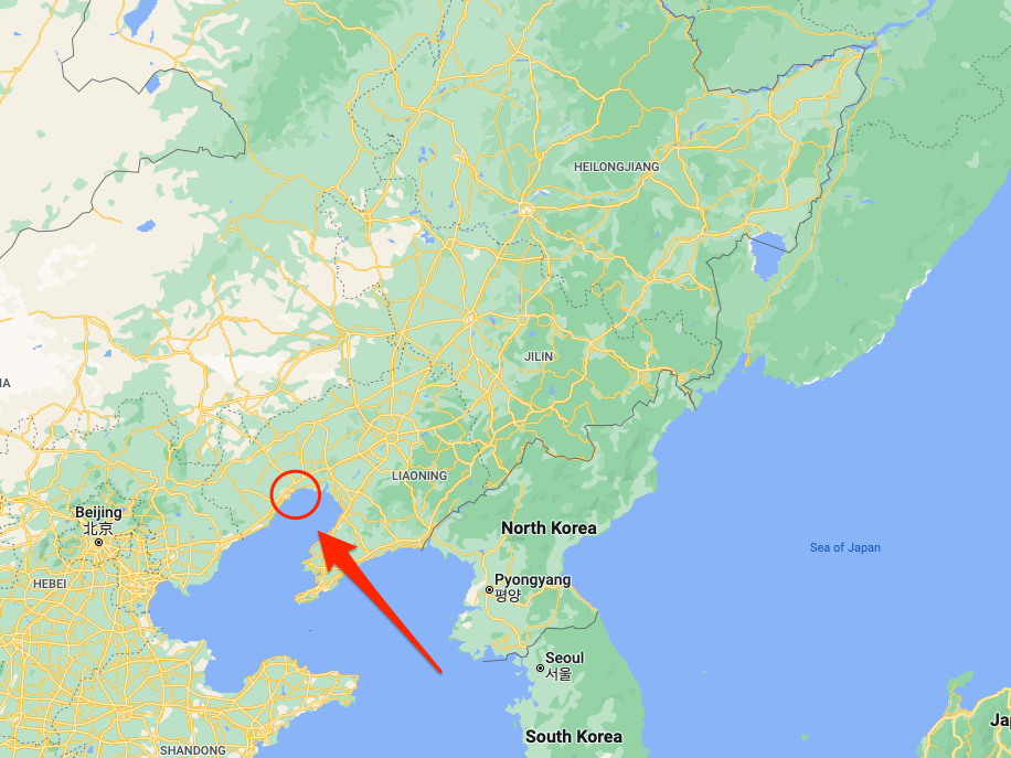 Jinzhou Port map