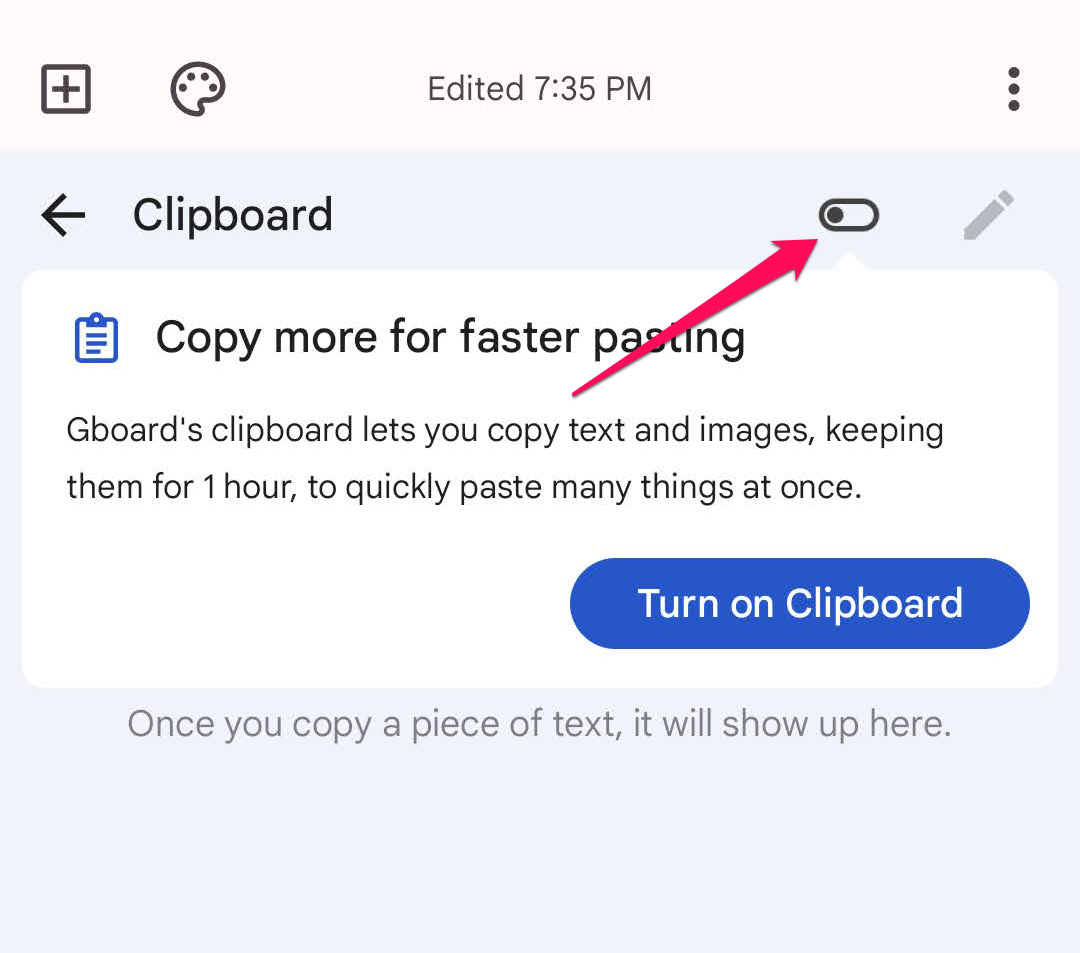 Gboard on Android