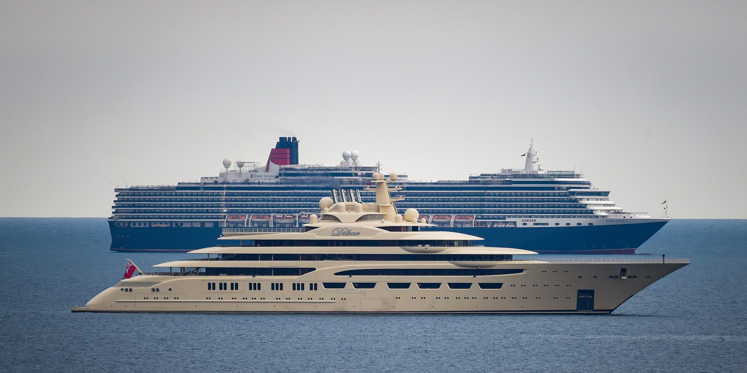 Alisher Usmanov's super-yacht, "Dilbar."