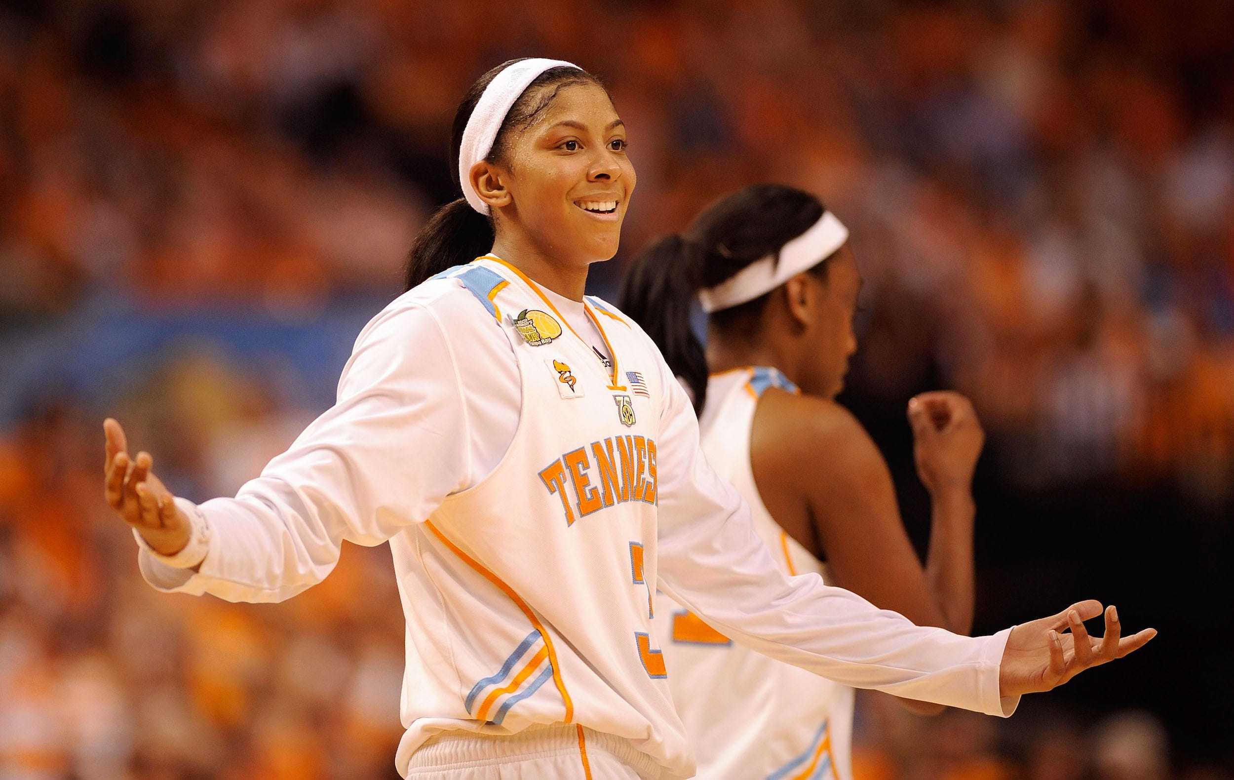 Candace Parker with the Tennessee Volunteers.