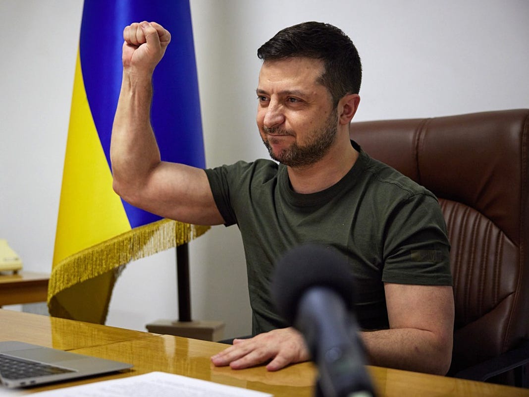 Ukrainian President Volodymyr Zelenskyy.