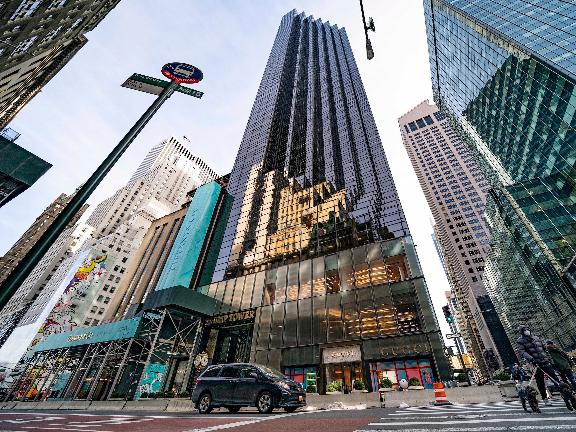 Trump Tower on Fifth Avenue in New York City