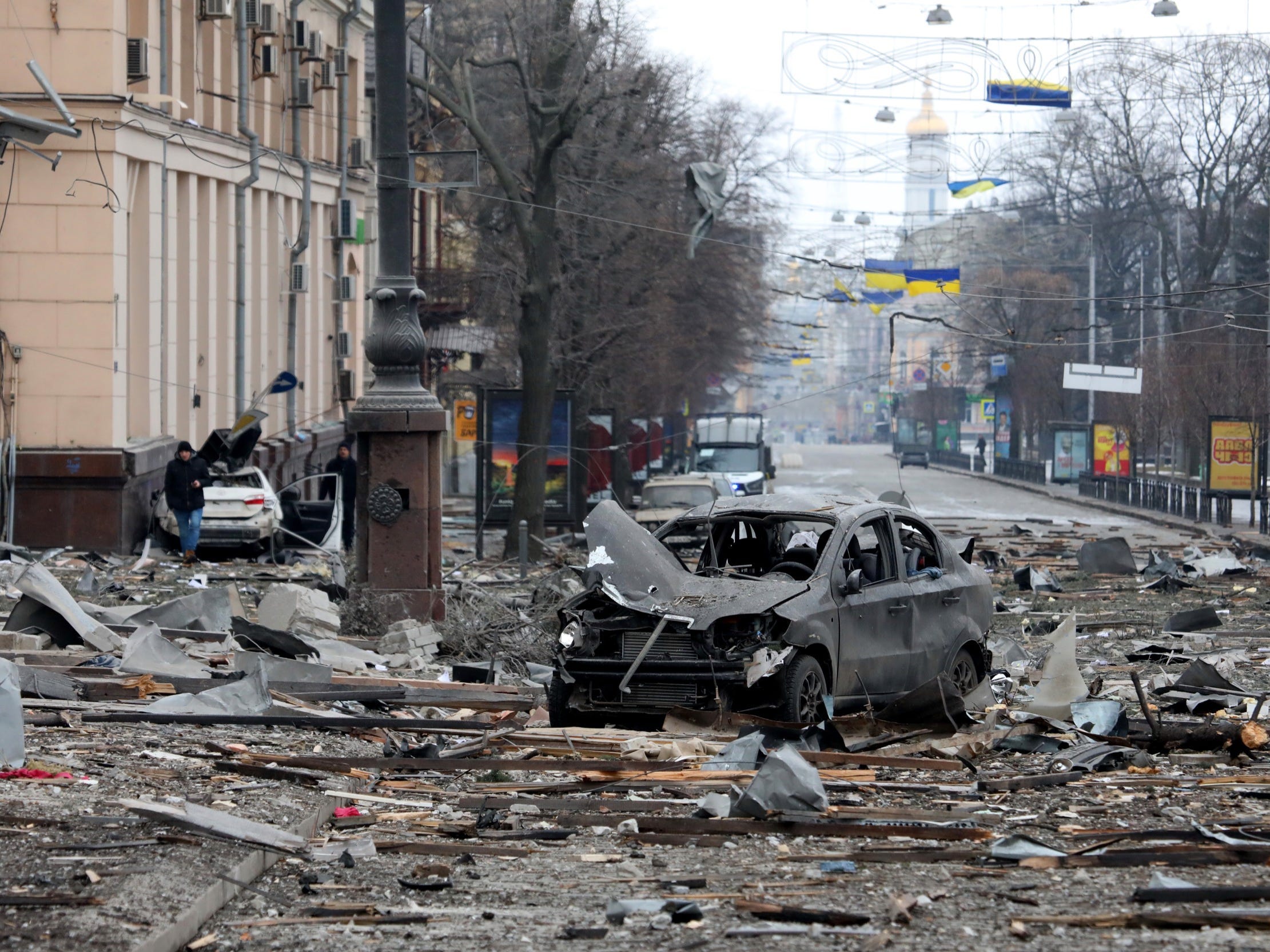 destruction war ukraine kharkiv