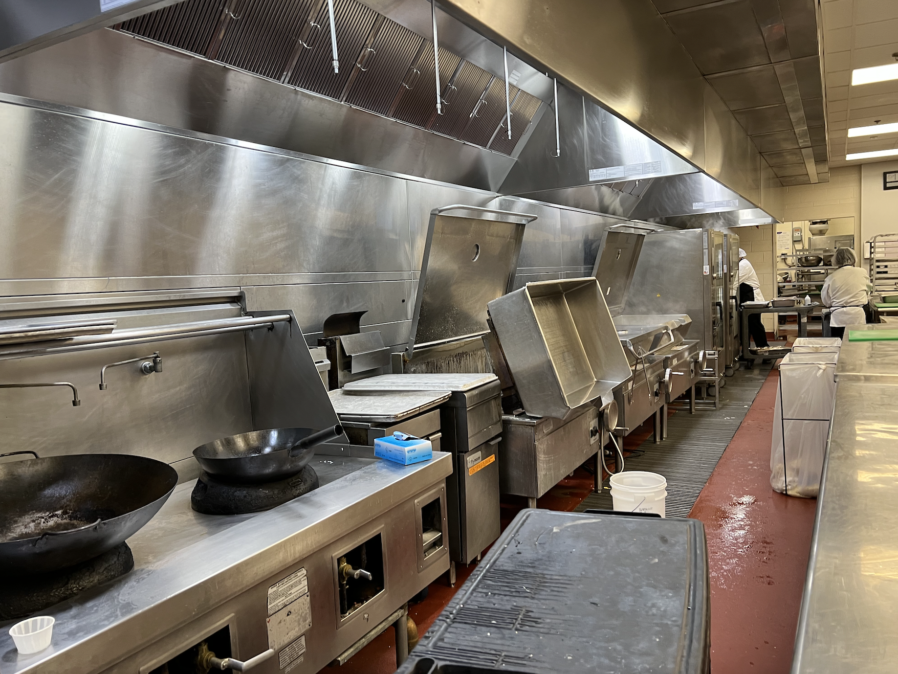 Inside Gate Gourmet's Washington Dulles kitchen.