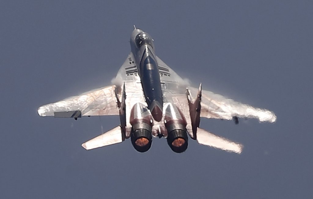 Een MiG-29 straaljager