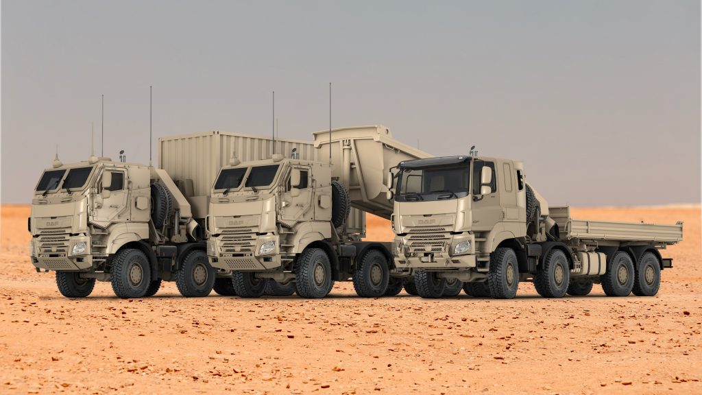 DAF militaire trucks