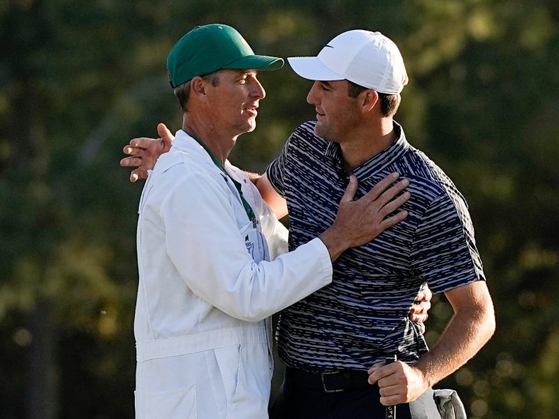 Scottie Scheffler coaxed a caddie out of retirement and has since