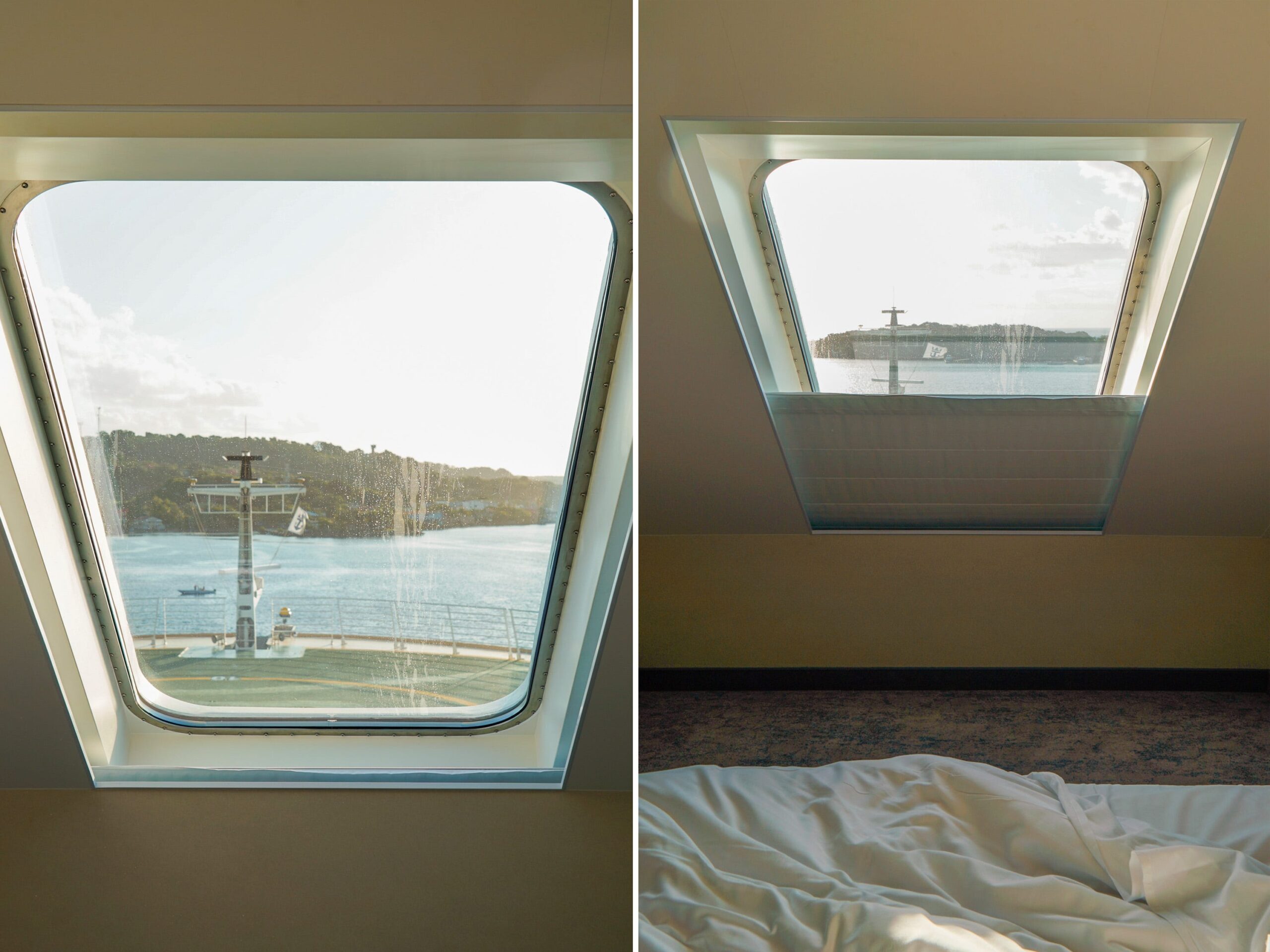 window on cruise ship