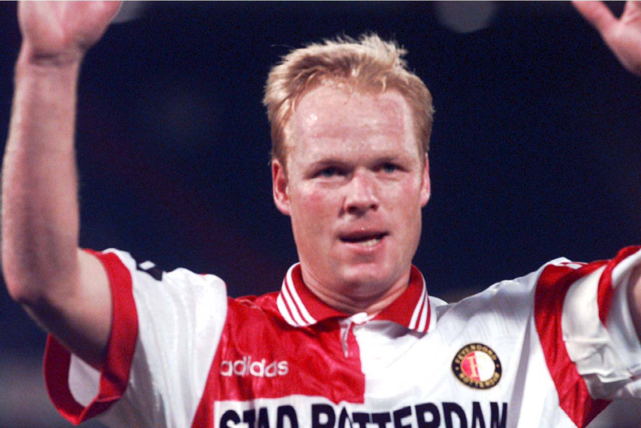 Ronald Koeman bij Feyenoord.