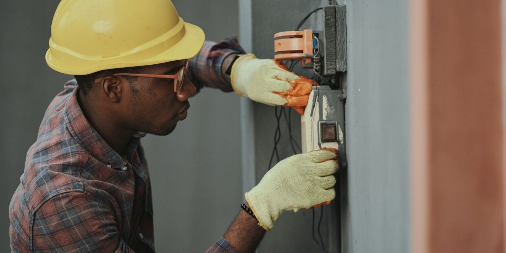 Een installateur